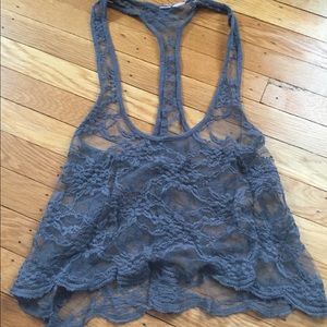 All lace tank top